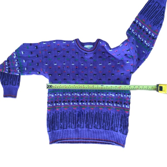 Scottish 100% lambs wool knit sweater - Picture 5 of 10